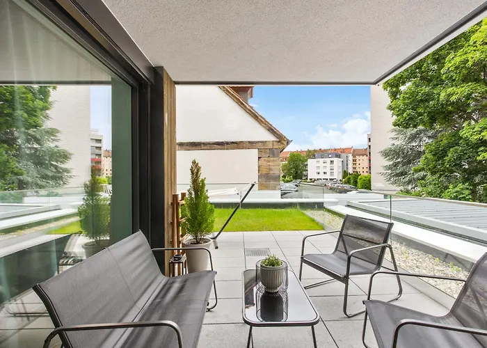 Sali-homes R5 - New Build With Terrace In Center * Bayreuth